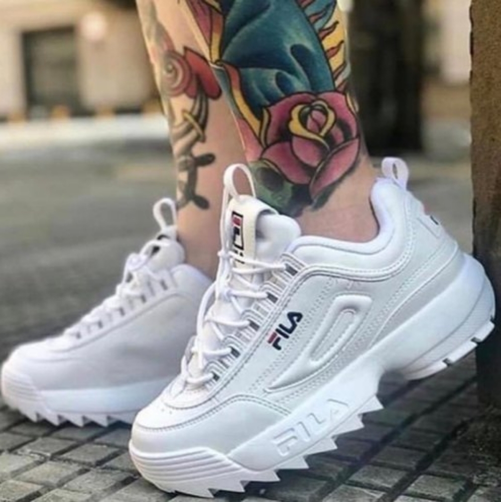 FILA Disruptor 2   Size 7 Kids Sneaker - White